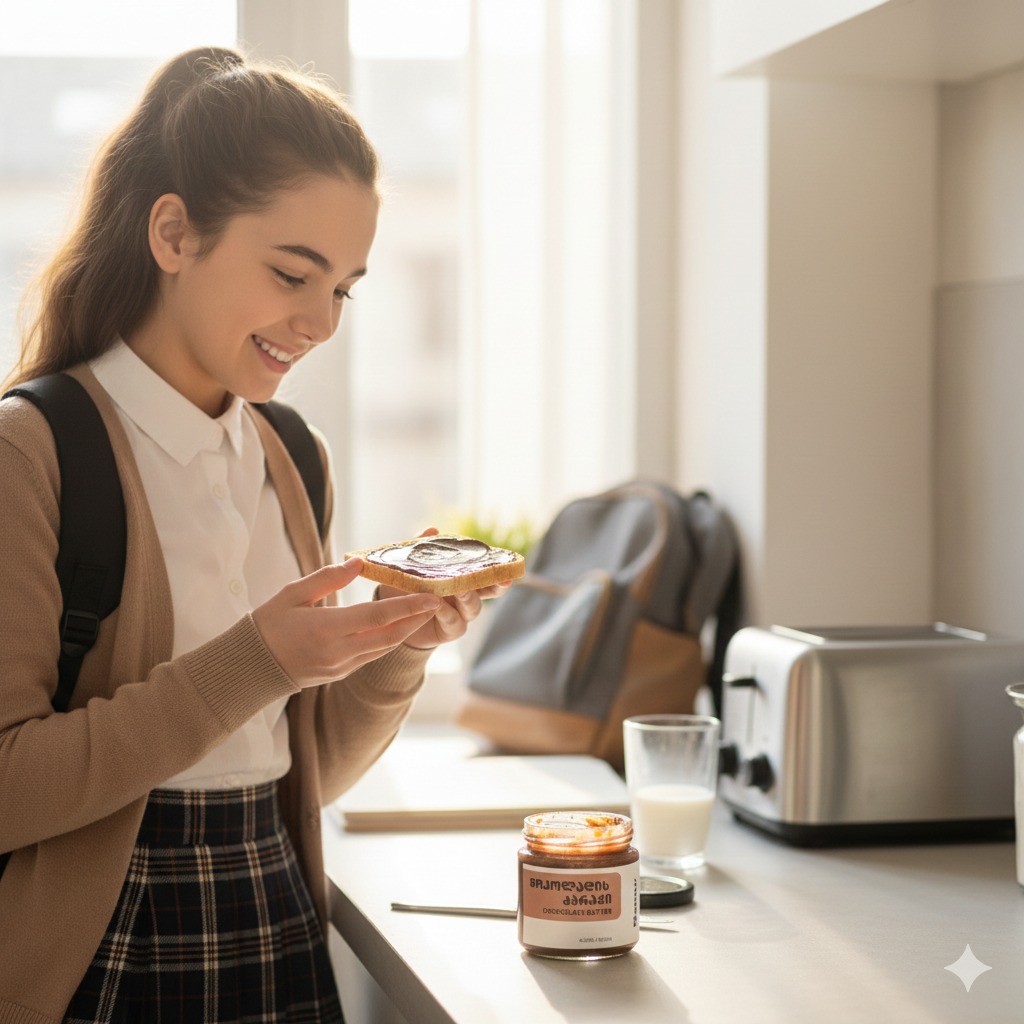 🎒 საახალწლო არდადაგების შემდეგ, სკოლაში დაბრუნების დროა.დილით ნამუს შოკოლადის კარაქის ტოსტი იდეალური არჩევანია 🍞🍫სასარგებლო ცხიმები მეტი ენერგიისთვის და ტვინის უკეთ ფუნქციონირებისთვის ✨📍 ხელმისაწვდომია წერტის მაღაზიებში.